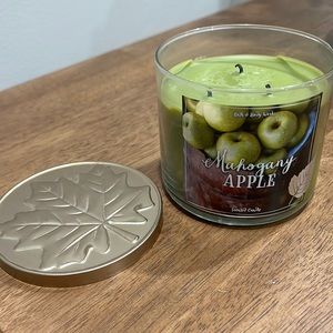 Bath and body works Mahogany Apple candle